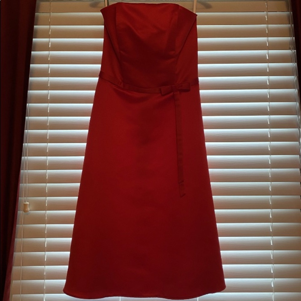 Satin Cocktail Dress